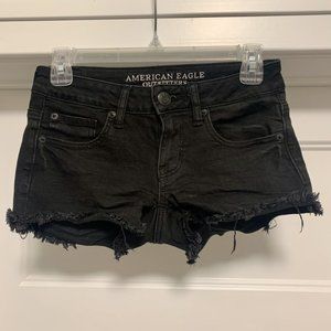 Super Stretch Super Low Shortie Jean Shorts